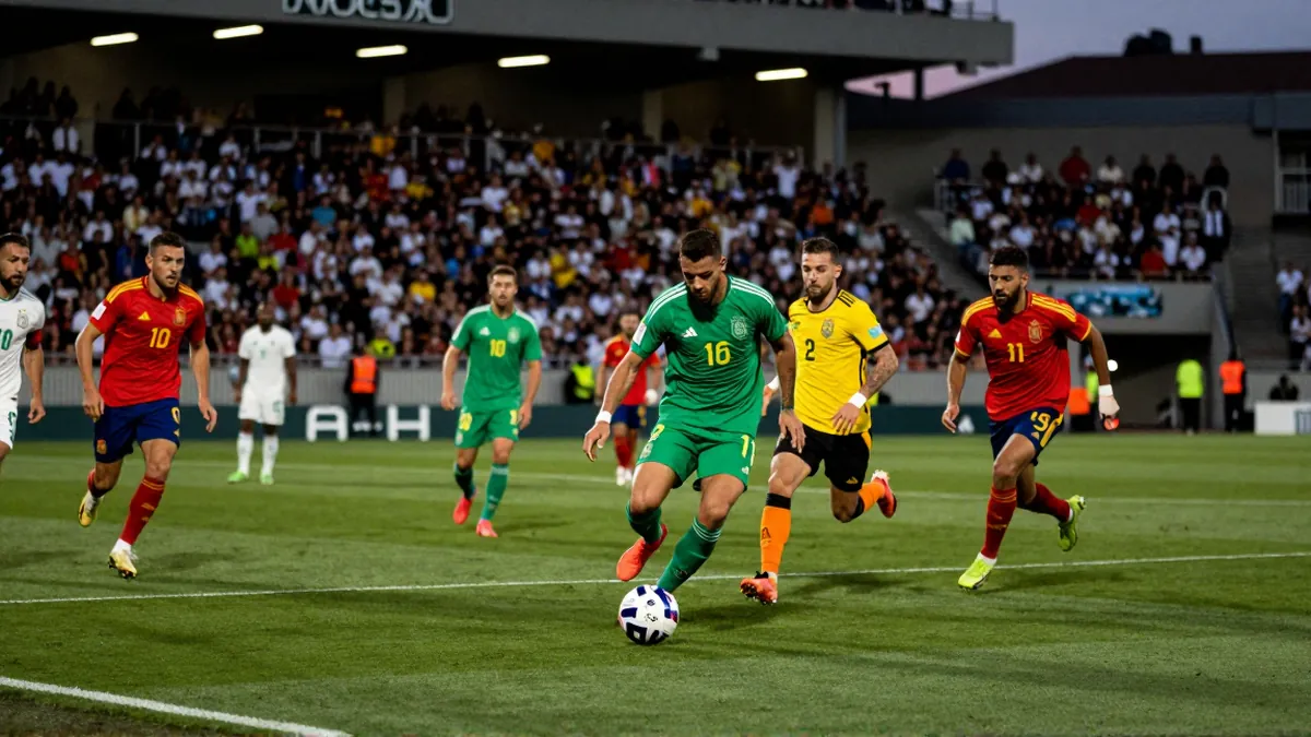 A Seleção Nacional enfrenta a Espanha em busca da vitória