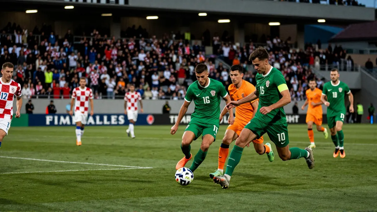 Seleção perde para a Croácia em jogo emocionante